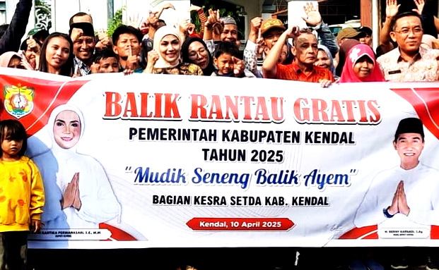 Bupati Kendal Lepas Peserta Balik Rantau Gratis ke Jakarta