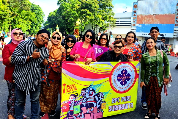PHRI Bersama Anggotanya Sumbang Gunungan Terbanyak Dalam Pembukaan (SGS) “SOLO GREAT SALE 2024”