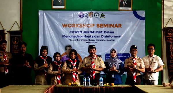 Peran dan Dukungan Terhadap Peningkatan Kualitas Informasi Publik, Politeknik Indonusa Surakarta Bersama Pramuka Karanganyar Menggelar Workshop Citizen Jurnalism
