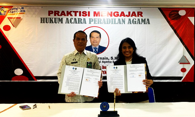 Jalinan Fakultas Hukum Unisri Tandatangani MoU dengan Pengadilan Tinggi Agama Semarang