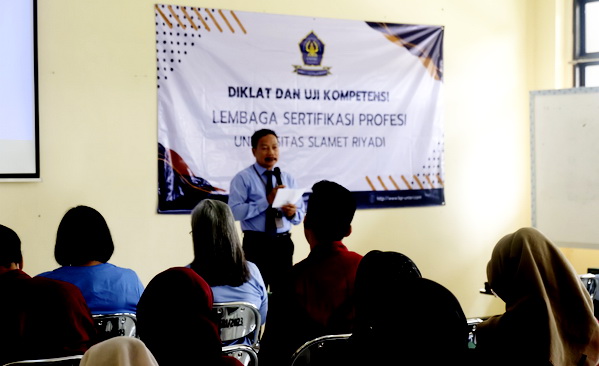 LSP Unisri Gelar Diklat Uji Kopetensi  bagi  Calon Lulusan Untuk Meningkatkan Kualitas