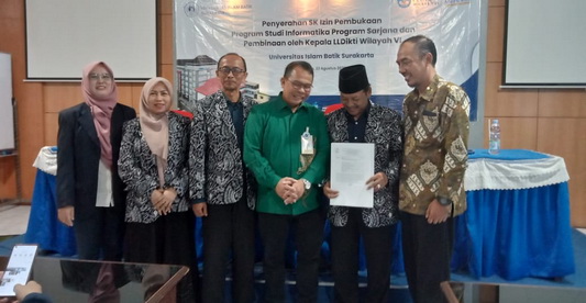UNIBA Surakarta Menerima Ijin Prodi Studi Informatika Program Sarjana